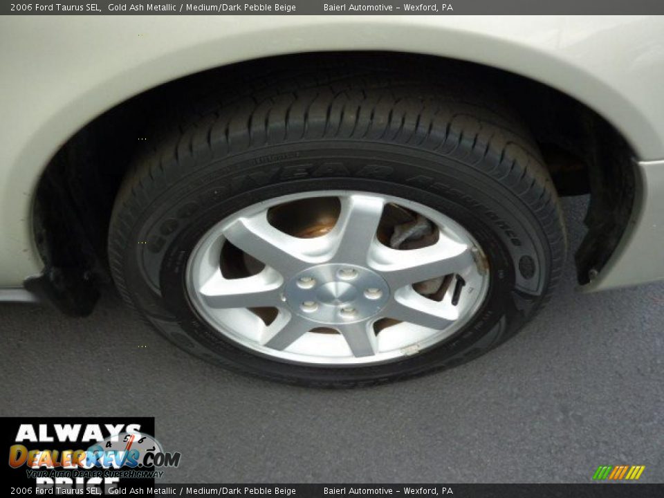 2006 Ford Taurus SEL Gold Ash Metallic / Medium/Dark Pebble Beige Photo #9