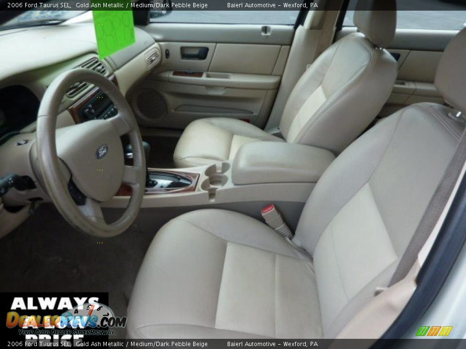 2006 Ford Taurus SEL Gold Ash Metallic / Medium/Dark Pebble Beige Photo #10