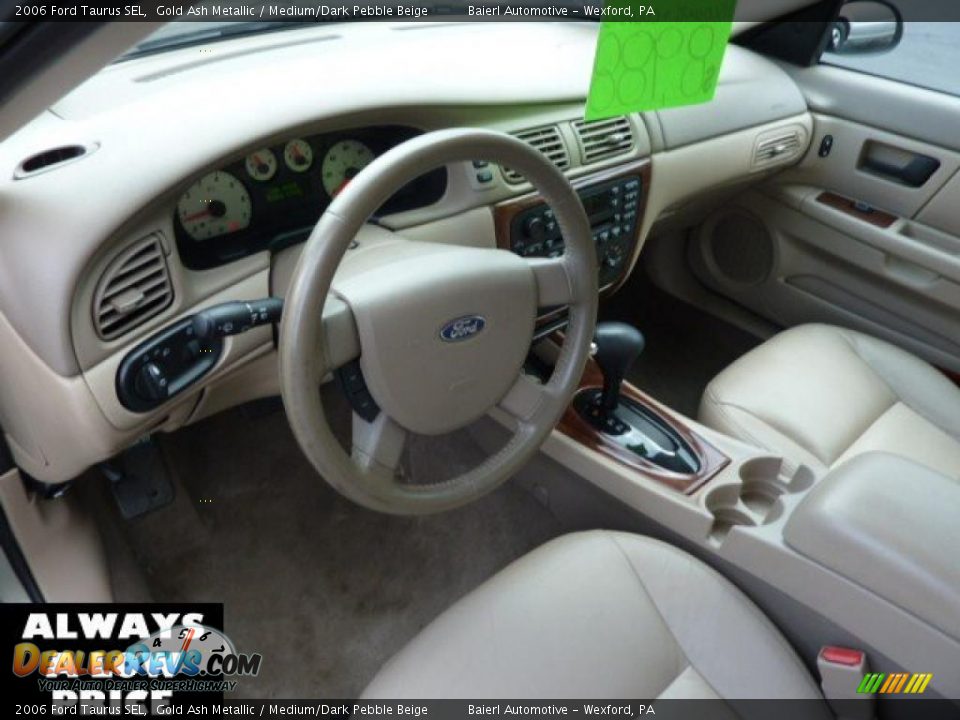 2006 Ford Taurus SEL Gold Ash Metallic / Medium/Dark Pebble Beige Photo #11