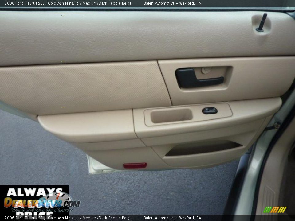 2006 Ford Taurus SEL Gold Ash Metallic / Medium/Dark Pebble Beige Photo #14