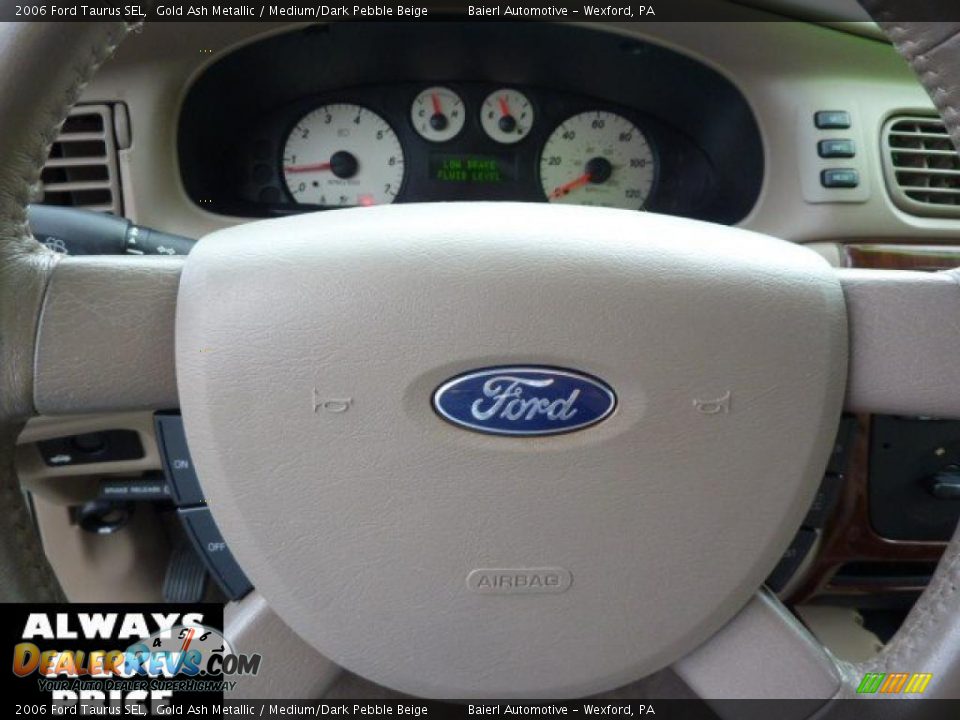 2006 Ford Taurus SEL Gold Ash Metallic / Medium/Dark Pebble Beige Photo #19