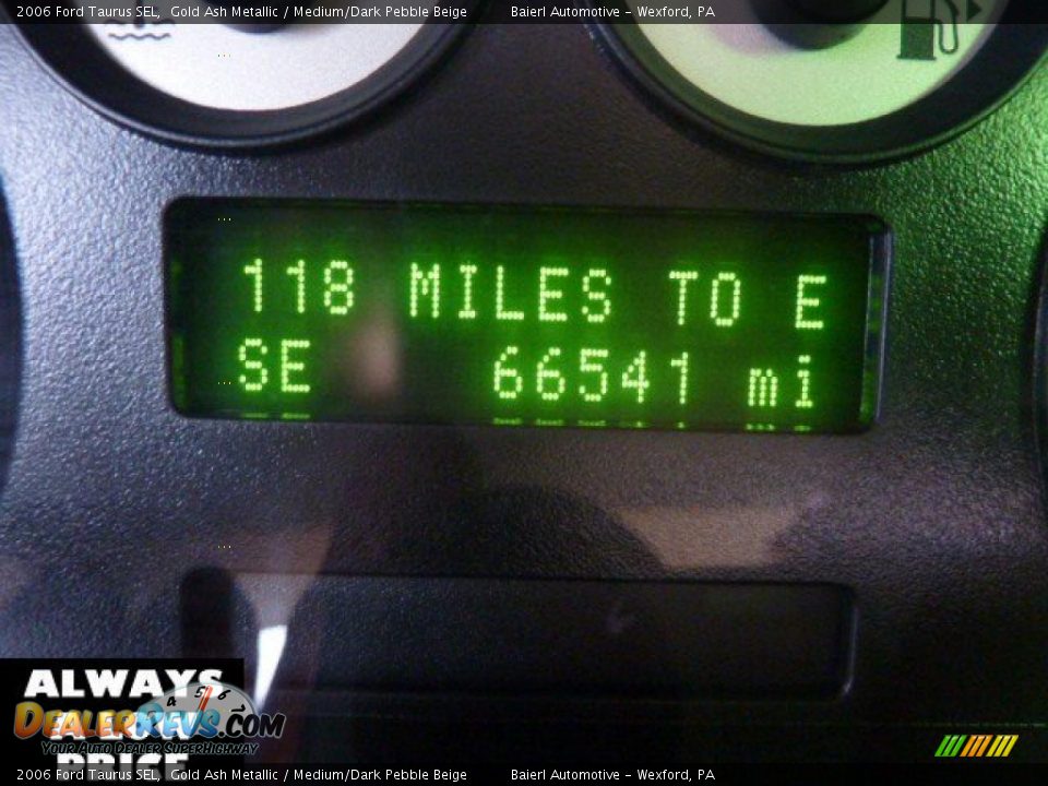2006 Ford Taurus SEL Gold Ash Metallic / Medium/Dark Pebble Beige Photo #20