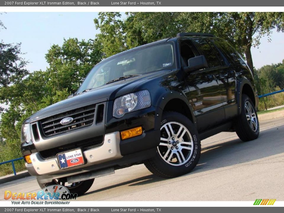 2007 Ford Explorer XLT Ironman Edition Black / Black Photo #1