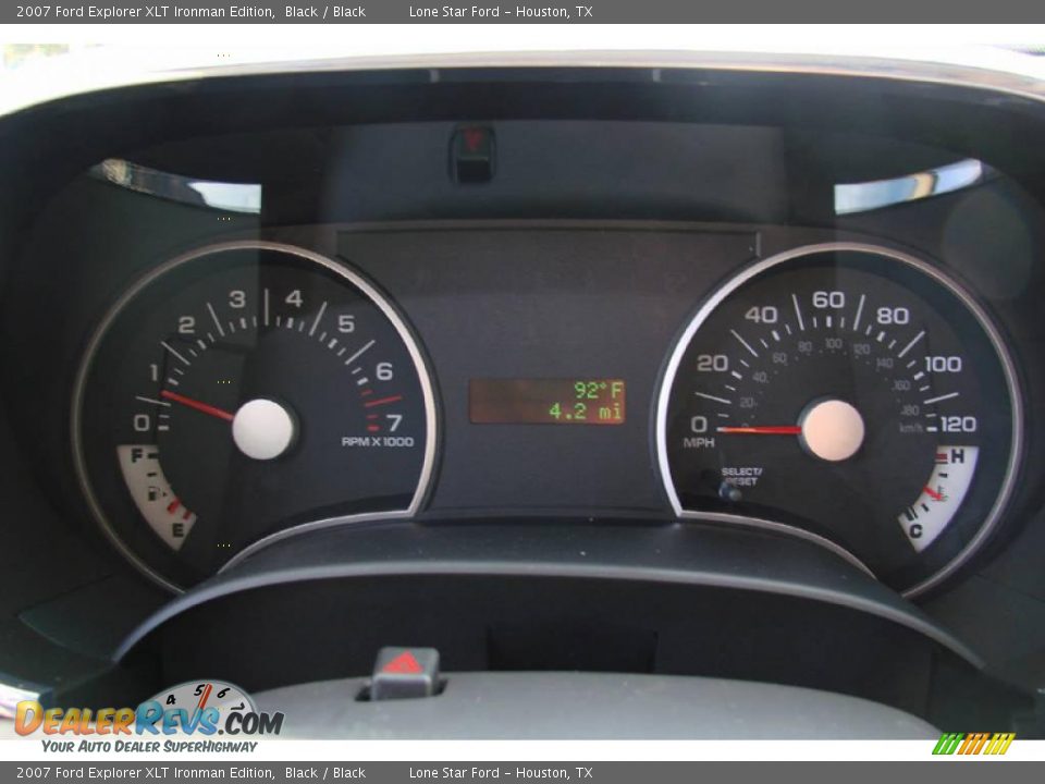 2007 Ford Explorer XLT Ironman Edition Black / Black Photo #13