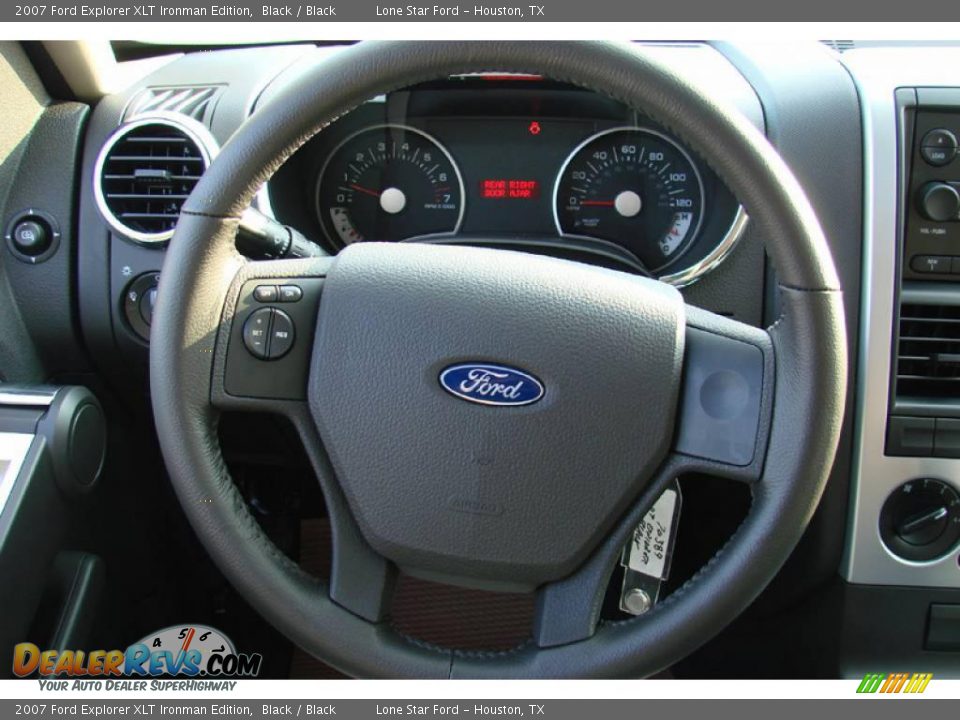 2007 Ford Explorer XLT Ironman Edition Black / Black Photo #14