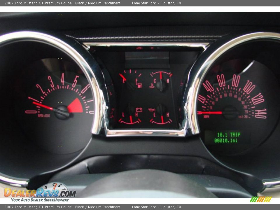 2007 Ford Mustang GT Premium Coupe Black / Medium Parchment Photo #19