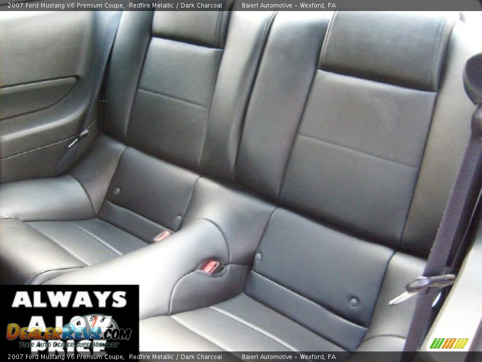 2007 Ford Mustang V6 Premium Coupe Redfire Metallic / Dark Charcoal Photo #13