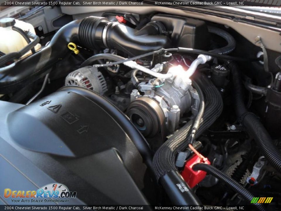 2004 Chevrolet Silverado 1500 Regular Cab Silver Birch Metallic / Dark Charcoal Photo #23