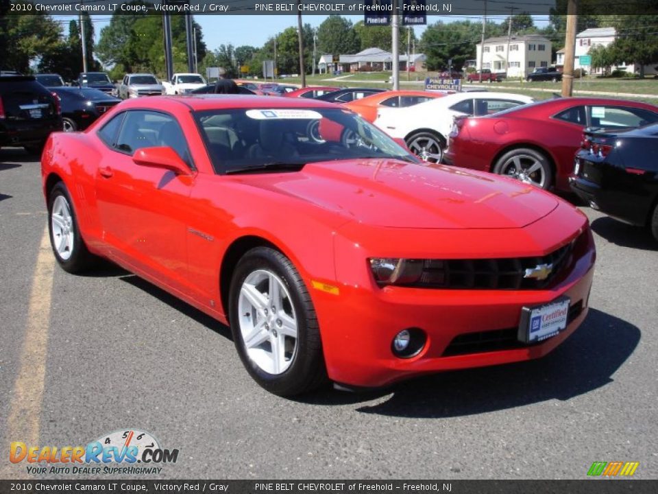2010 Chevrolet Camaro LT Coupe Victory Red / Gray Photo #3
