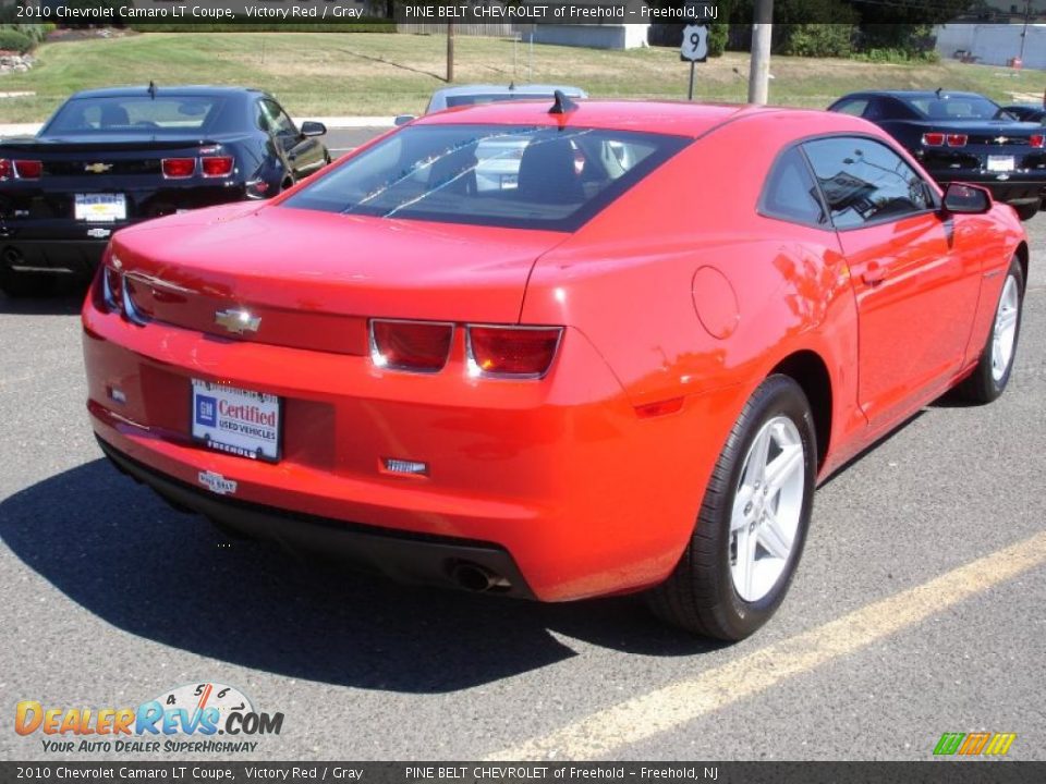 2010 Chevrolet Camaro LT Coupe Victory Red / Gray Photo #4