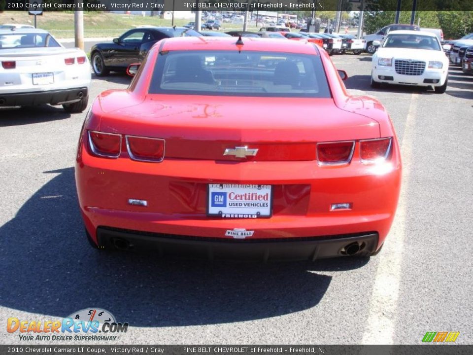 2010 Chevrolet Camaro LT Coupe Victory Red / Gray Photo #5
