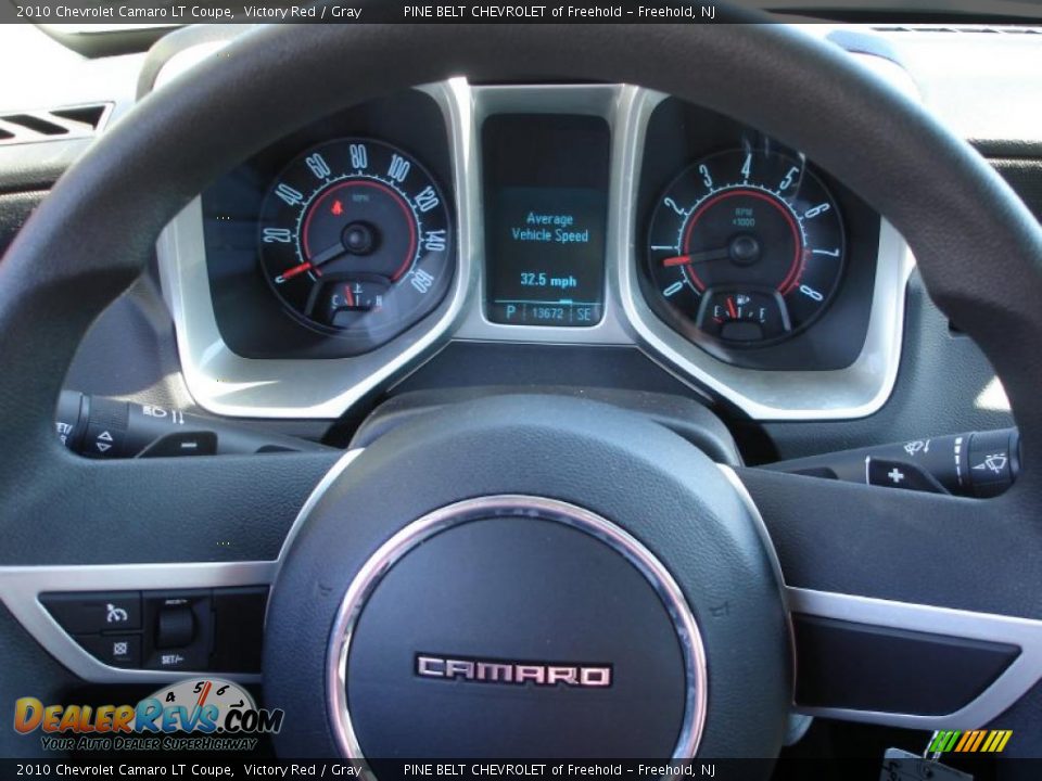 2010 Chevrolet Camaro LT Coupe Victory Red / Gray Photo #12
