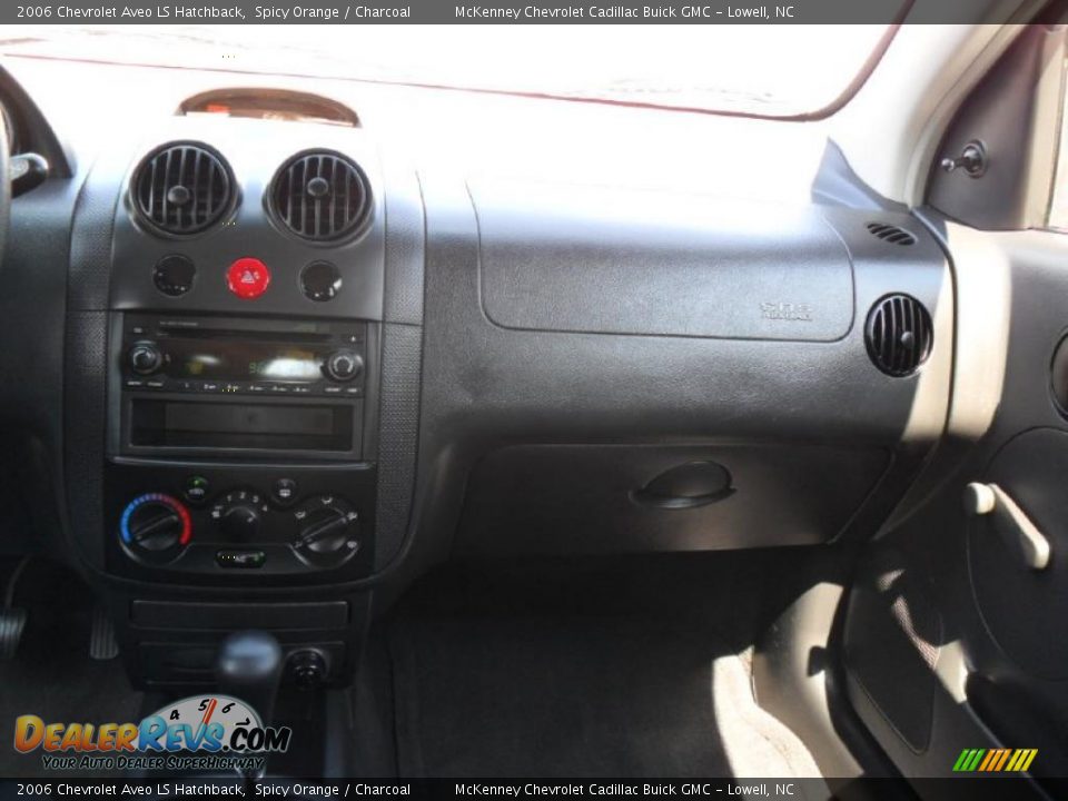2006 Chevrolet Aveo LS Hatchback Spicy Orange / Charcoal Photo #16