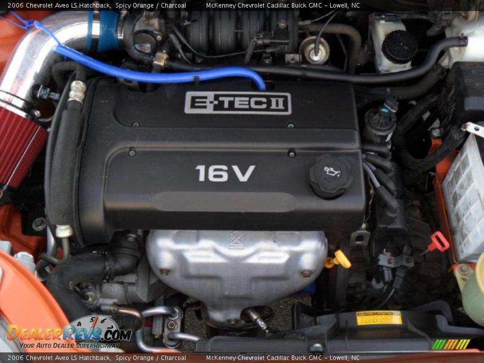 2006 Chevrolet Aveo LS Hatchback Spicy Orange / Charcoal Photo #24