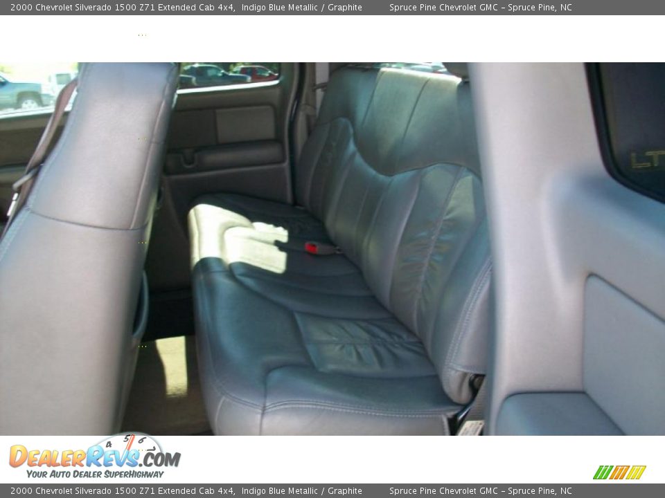 2000 Chevrolet Silverado 1500 Z71 Extended Cab 4x4 Indigo Blue Metallic / Graphite Photo #5