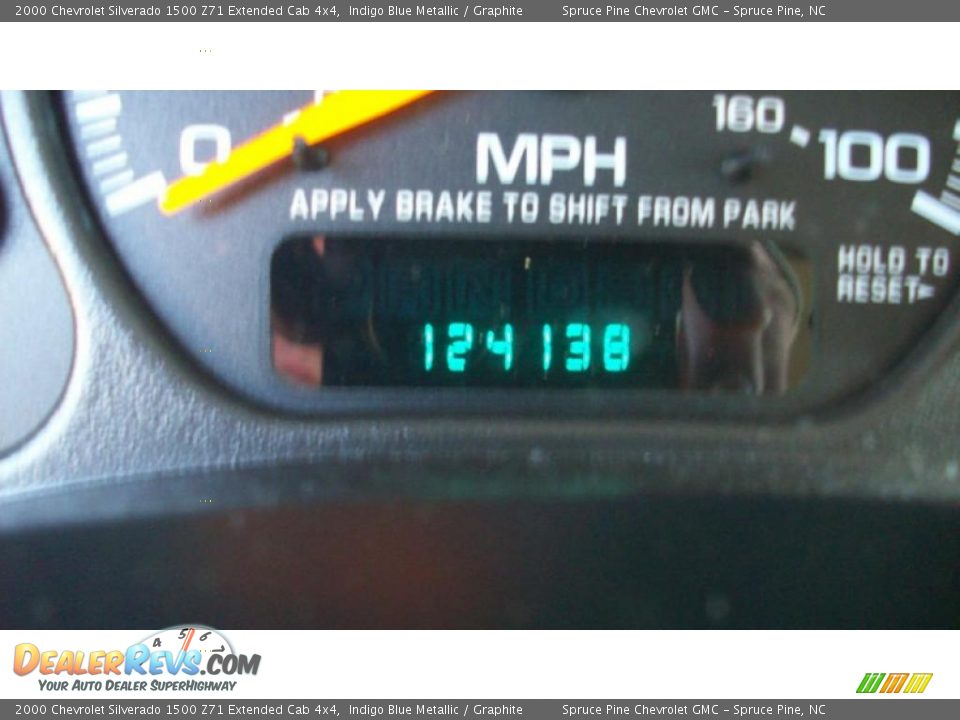 2000 Chevrolet Silverado 1500 Z71 Extended Cab 4x4 Indigo Blue Metallic / Graphite Photo #6