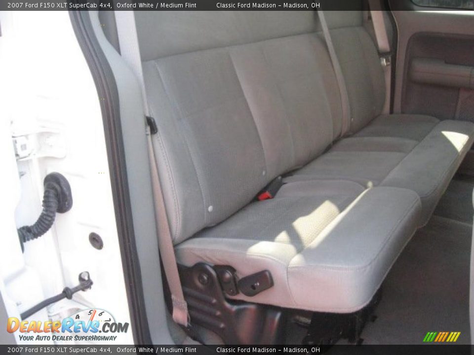 2007 Ford F150 XLT SuperCab 4x4 Oxford White / Medium Flint Photo #11