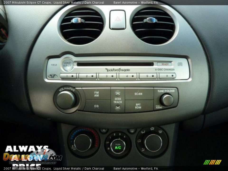 2007 Mitsubishi Eclipse GT Coupe Liquid Silver Metallic / Dark Charcoal Photo #18