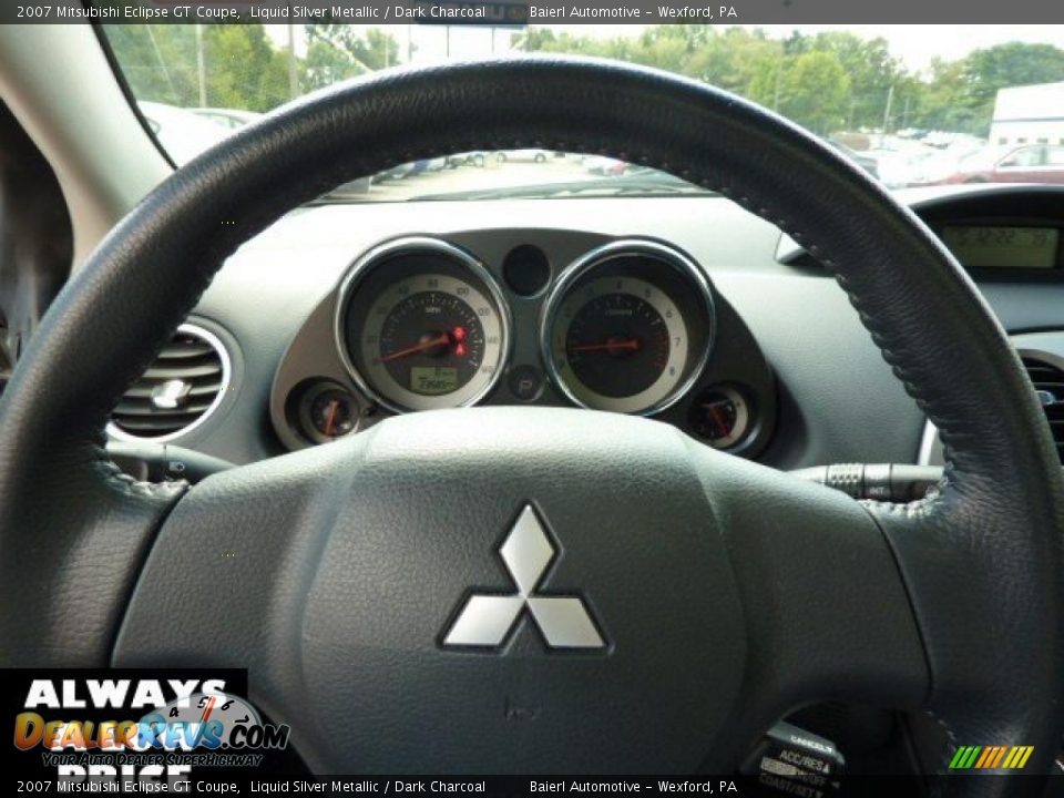2007 Mitsubishi Eclipse GT Coupe Liquid Silver Metallic / Dark Charcoal Photo #19