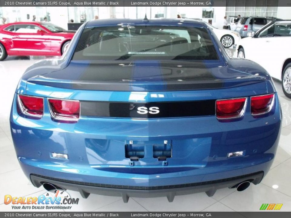 2010 Chevrolet Camaro SS/RS Coupe Aqua Blue Metallic / Black Photo #5