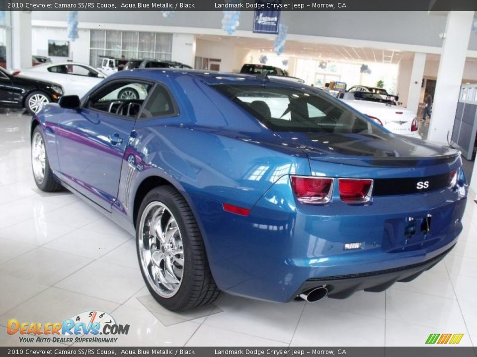 2010 Chevrolet Camaro SS/RS Coupe Aqua Blue Metallic / Black Photo #6