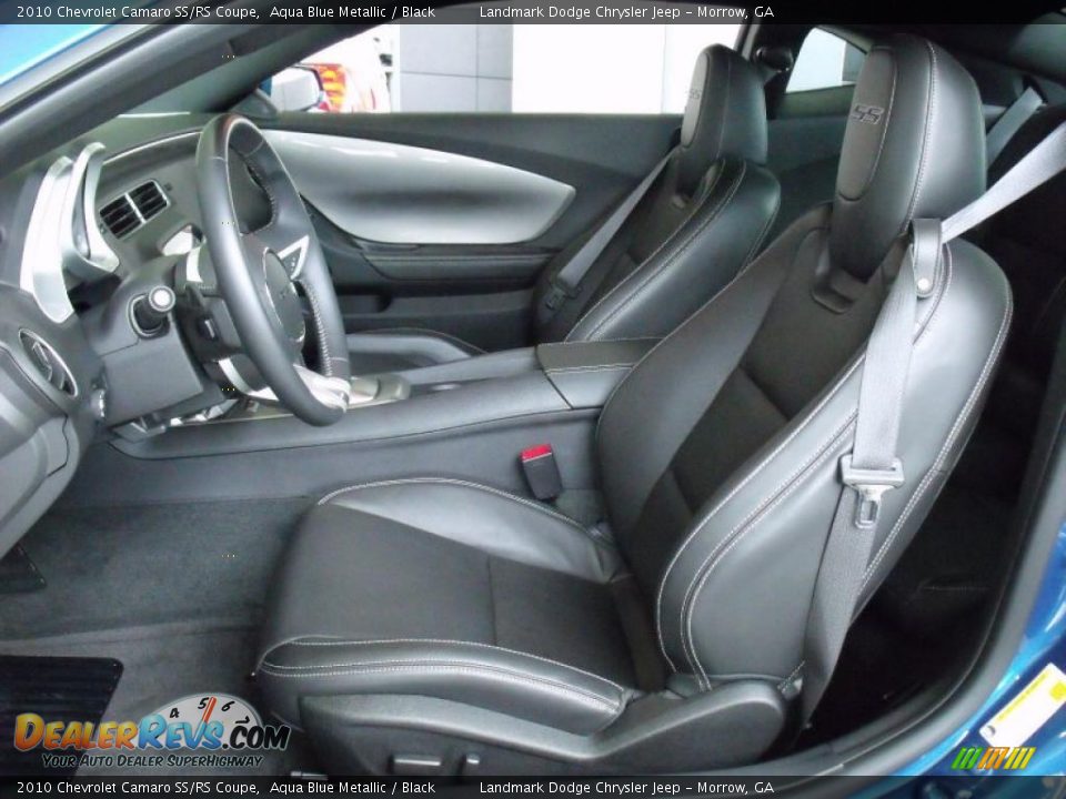 2010 Chevrolet Camaro SS/RS Coupe Aqua Blue Metallic / Black Photo #9