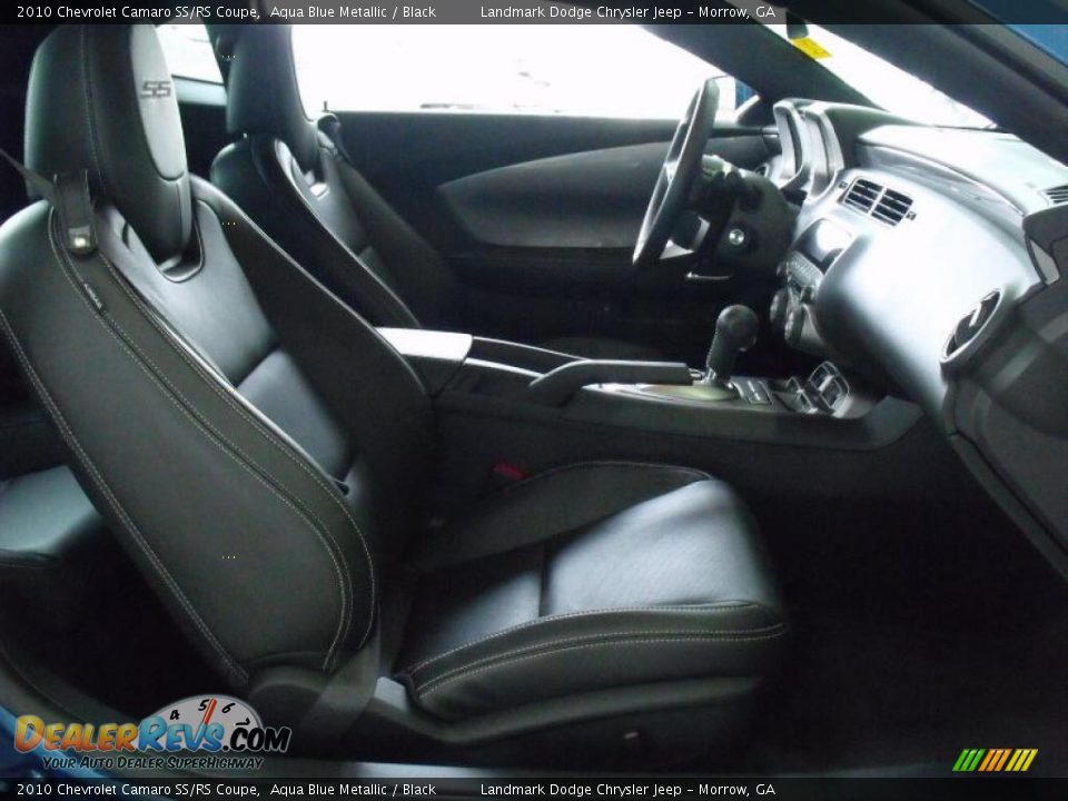 2010 Chevrolet Camaro SS/RS Coupe Aqua Blue Metallic / Black Photo #12