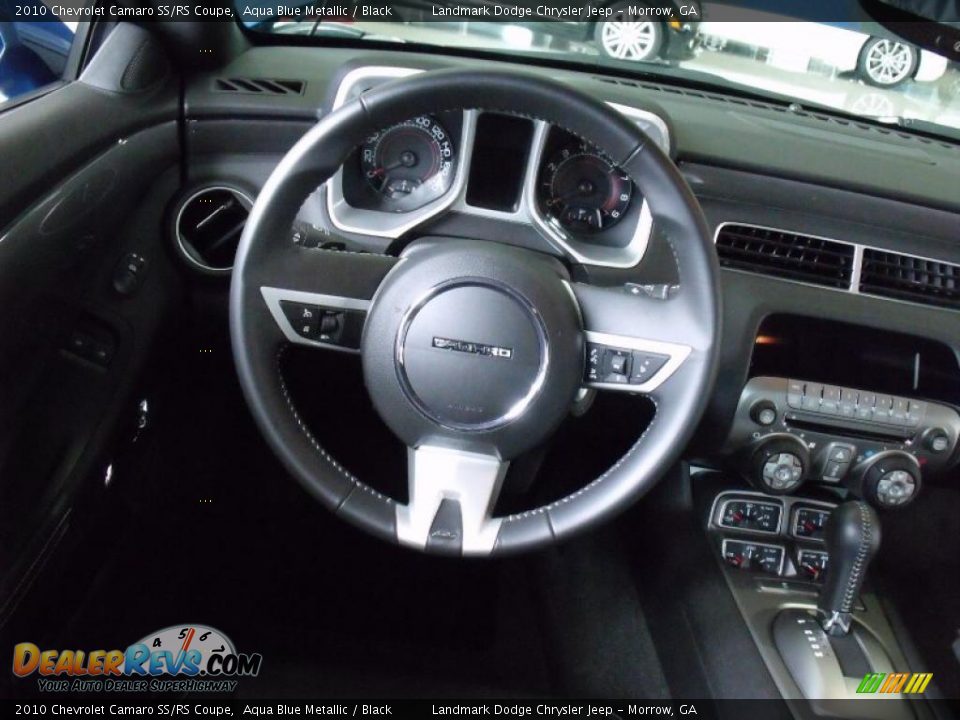2010 Chevrolet Camaro SS/RS Coupe Aqua Blue Metallic / Black Photo #17