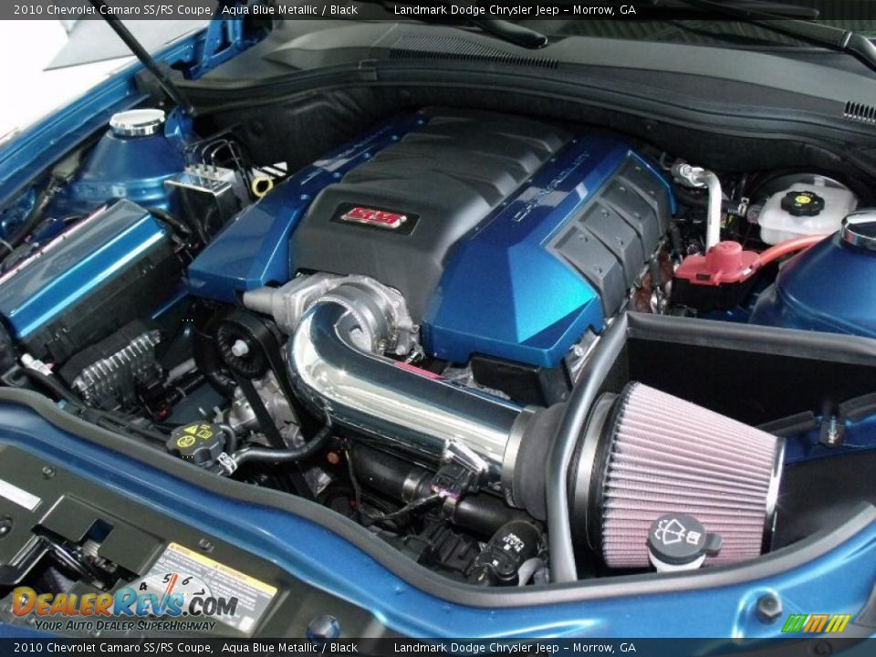 2010 Chevrolet Camaro SS/RS Coupe Aqua Blue Metallic / Black Photo #23