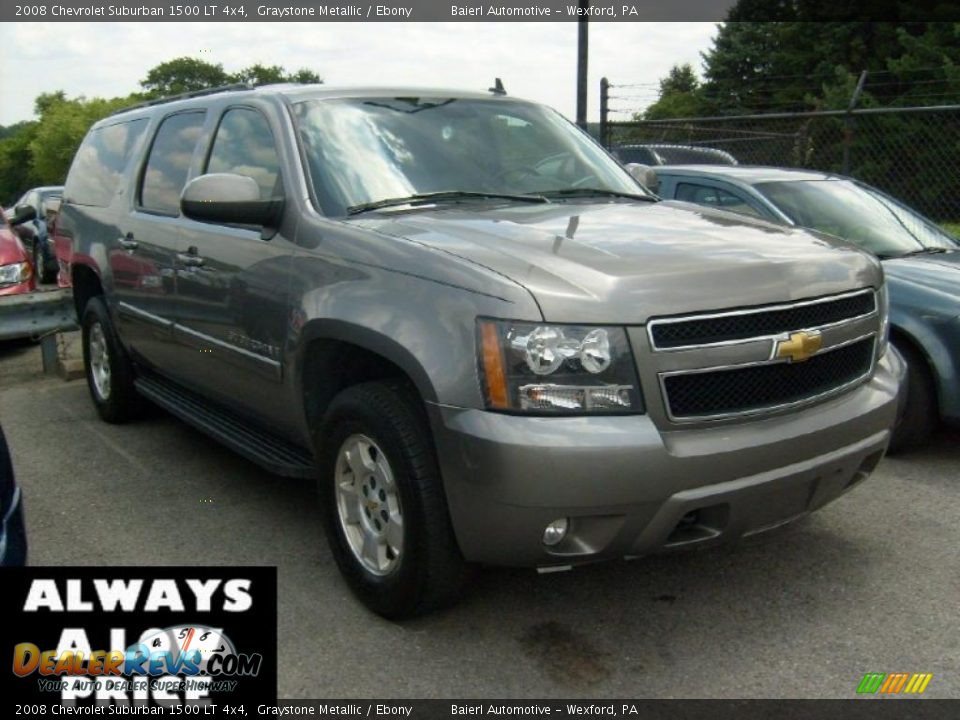 2008 Chevrolet Suburban 1500 LT 4x4 Graystone Metallic / Ebony Photo #1