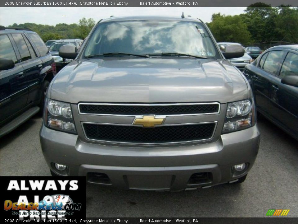 2008 Chevrolet Suburban 1500 LT 4x4 Graystone Metallic / Ebony Photo #2