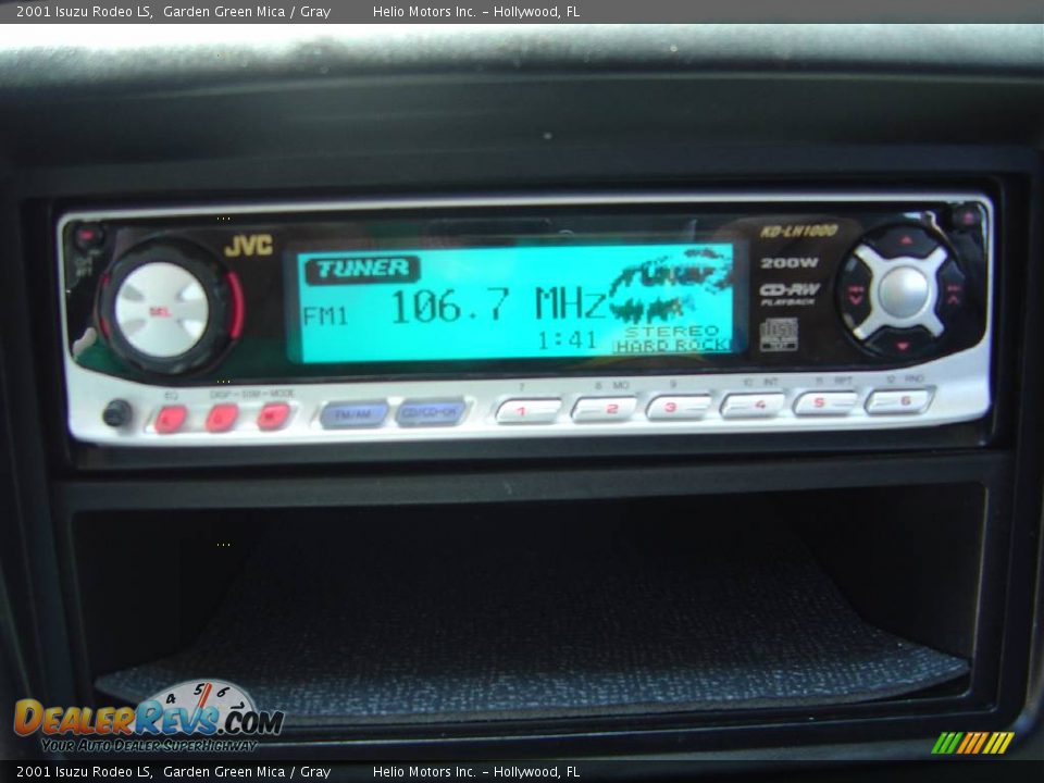 2001 Isuzu Rodeo LS Garden Green Mica / Gray Photo #27