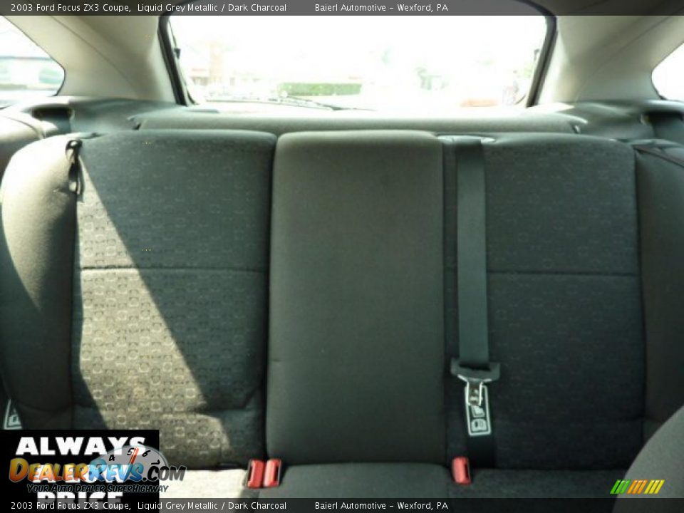 2003 Ford Focus ZX3 Coupe Liquid Grey Metallic / Dark Charcoal Photo #13