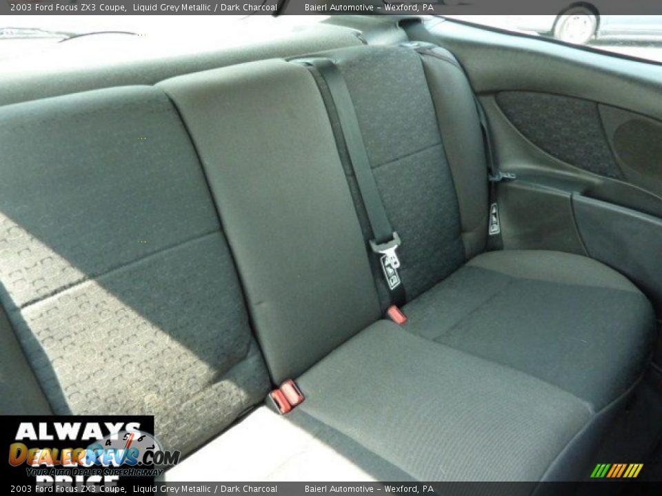 2003 Ford Focus ZX3 Coupe Liquid Grey Metallic / Dark Charcoal Photo #14