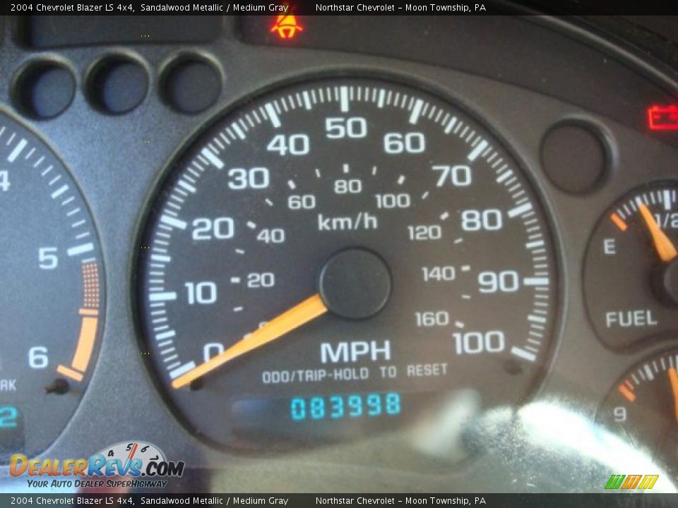 2004 Chevrolet Blazer LS 4x4 Sandalwood Metallic / Medium Gray Photo #15