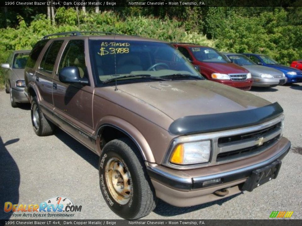 1996 Chevrolet Blazer LT 4x4 Dark Copper Metallic / Beige Photo #1