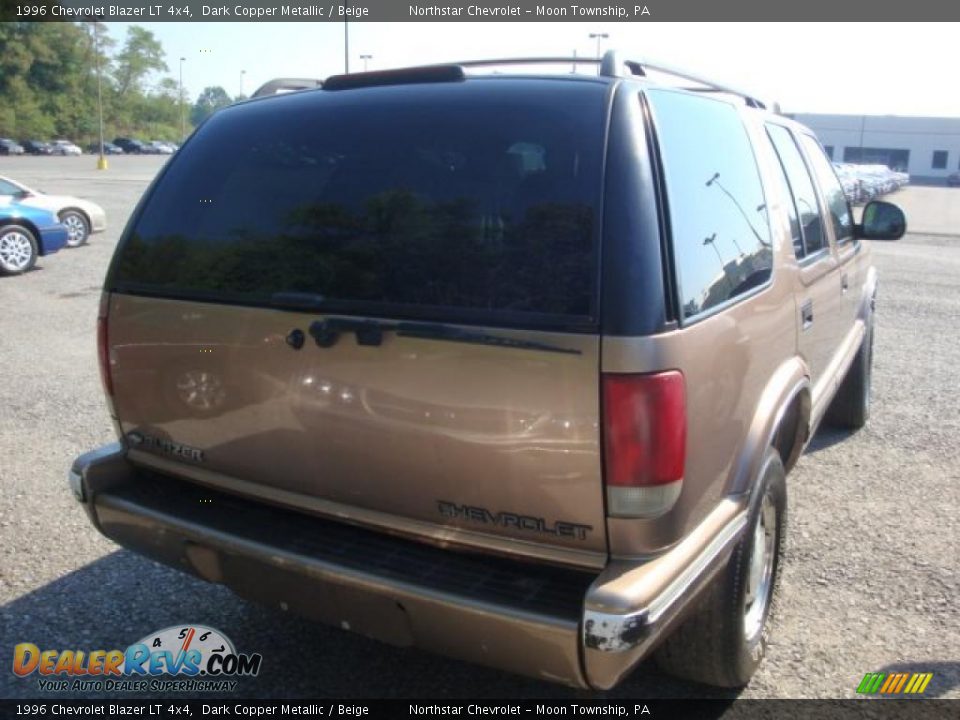 1996 Chevrolet Blazer LT 4x4 Dark Copper Metallic / Beige Photo #2