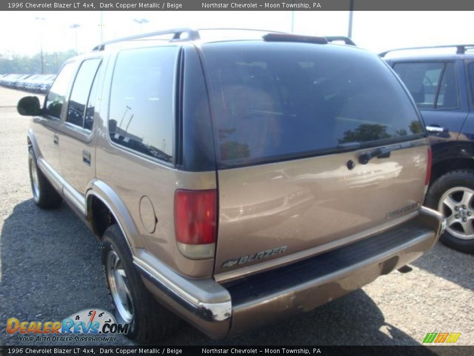 1996 Chevrolet Blazer LT 4x4 Dark Copper Metallic / Beige Photo #3