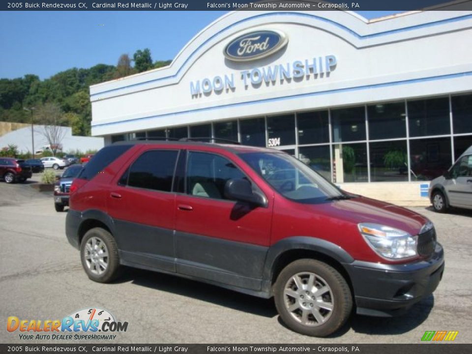 2005 Buick Rendezvous CX Cardinal Red Metallic / Light Gray Photo #1