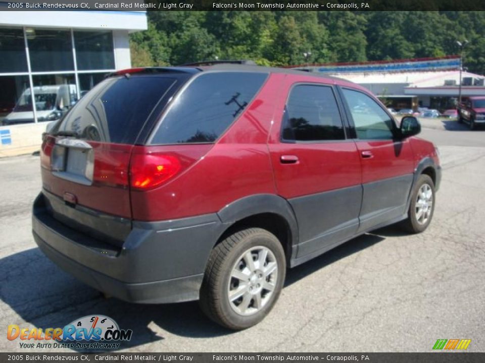 2005 Buick Rendezvous CX Cardinal Red Metallic / Light Gray Photo #2