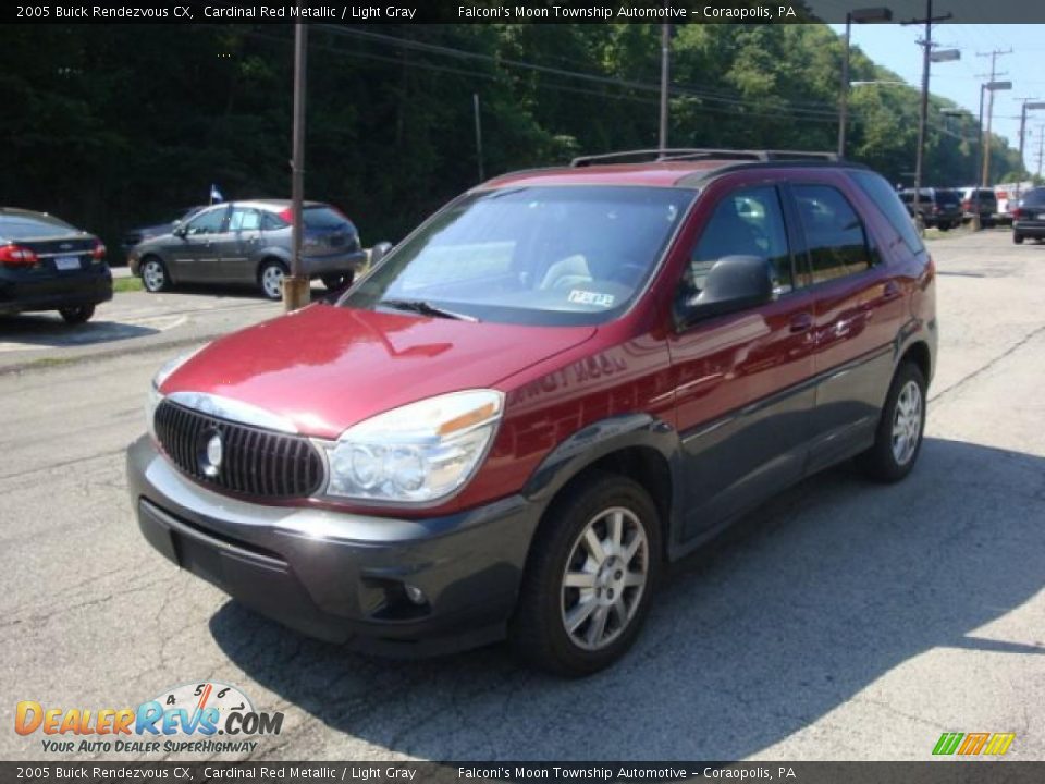 2005 Buick Rendezvous CX Cardinal Red Metallic / Light Gray Photo #5