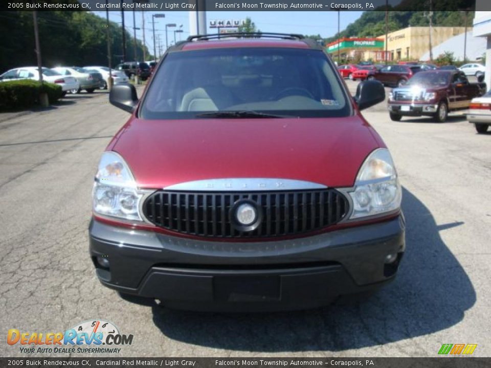 2005 Buick Rendezvous CX Cardinal Red Metallic / Light Gray Photo #6