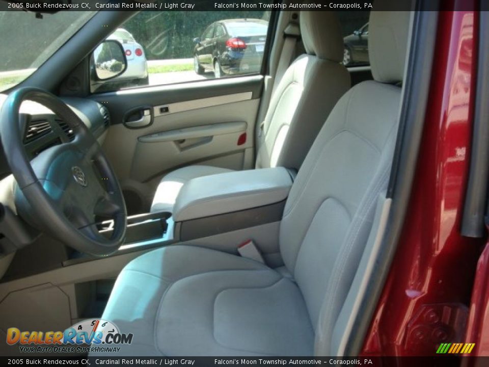 2005 Buick Rendezvous CX Cardinal Red Metallic / Light Gray Photo #8