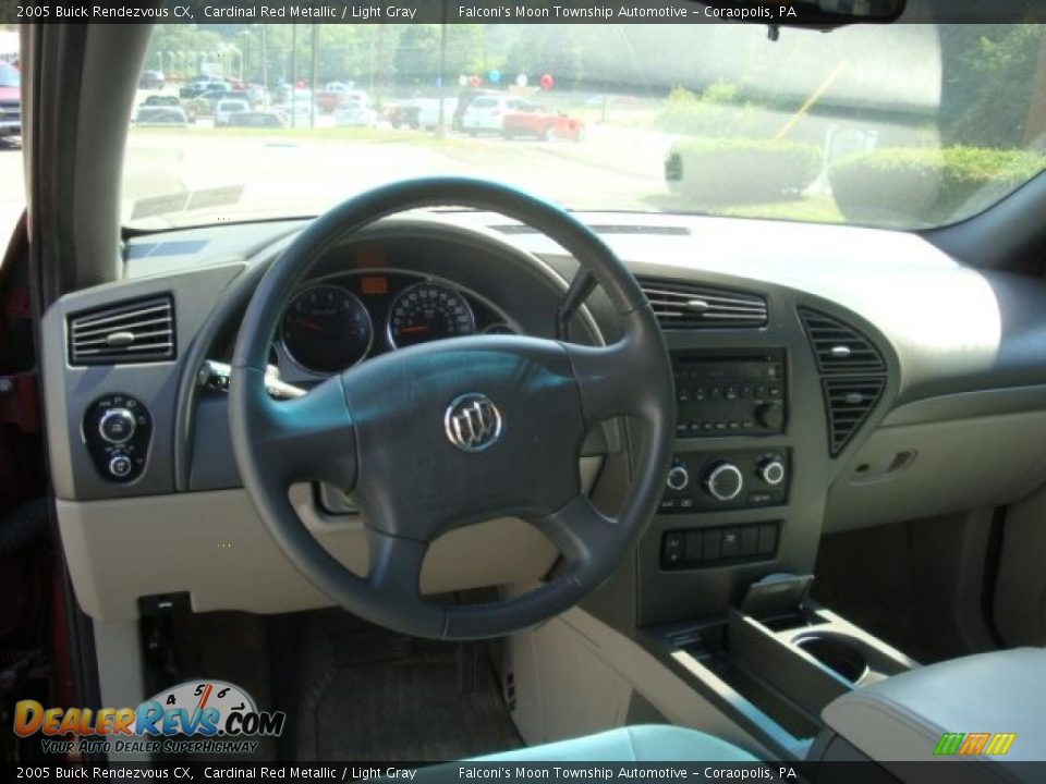 2005 Buick Rendezvous CX Cardinal Red Metallic / Light Gray Photo #10