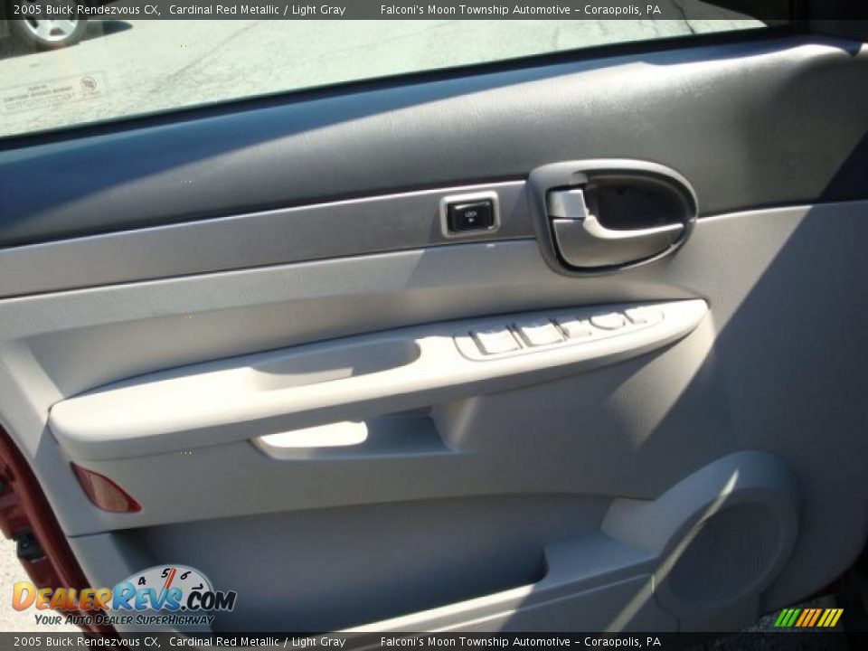 2005 Buick Rendezvous CX Cardinal Red Metallic / Light Gray Photo #11
