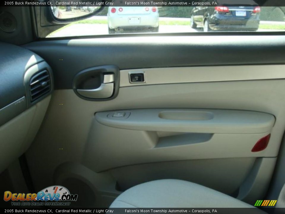 2005 Buick Rendezvous CX Cardinal Red Metallic / Light Gray Photo #12