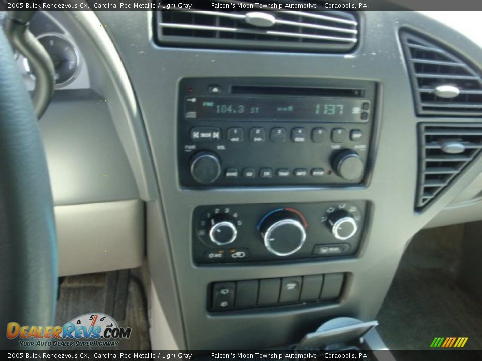2005 Buick Rendezvous CX Cardinal Red Metallic / Light Gray Photo #13