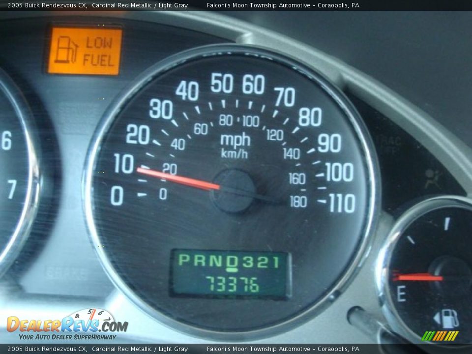 2005 Buick Rendezvous CX Cardinal Red Metallic / Light Gray Photo #15