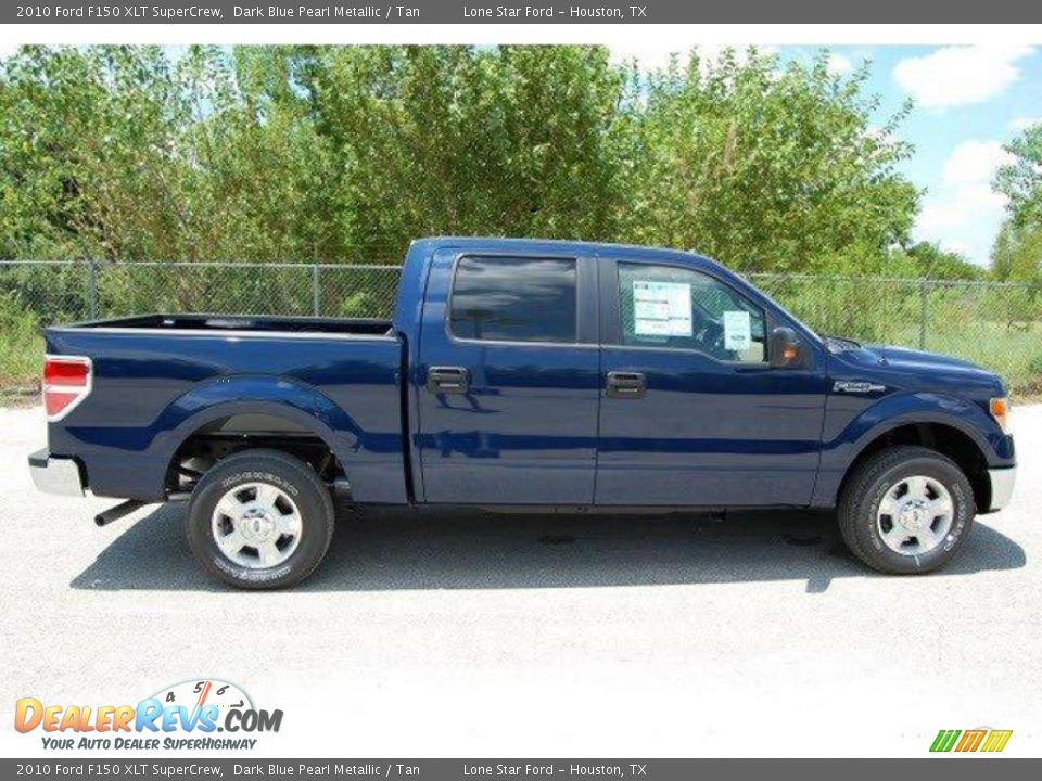2010 Ford F150 XLT SuperCrew Dark Blue Pearl Metallic / Tan Photo #1