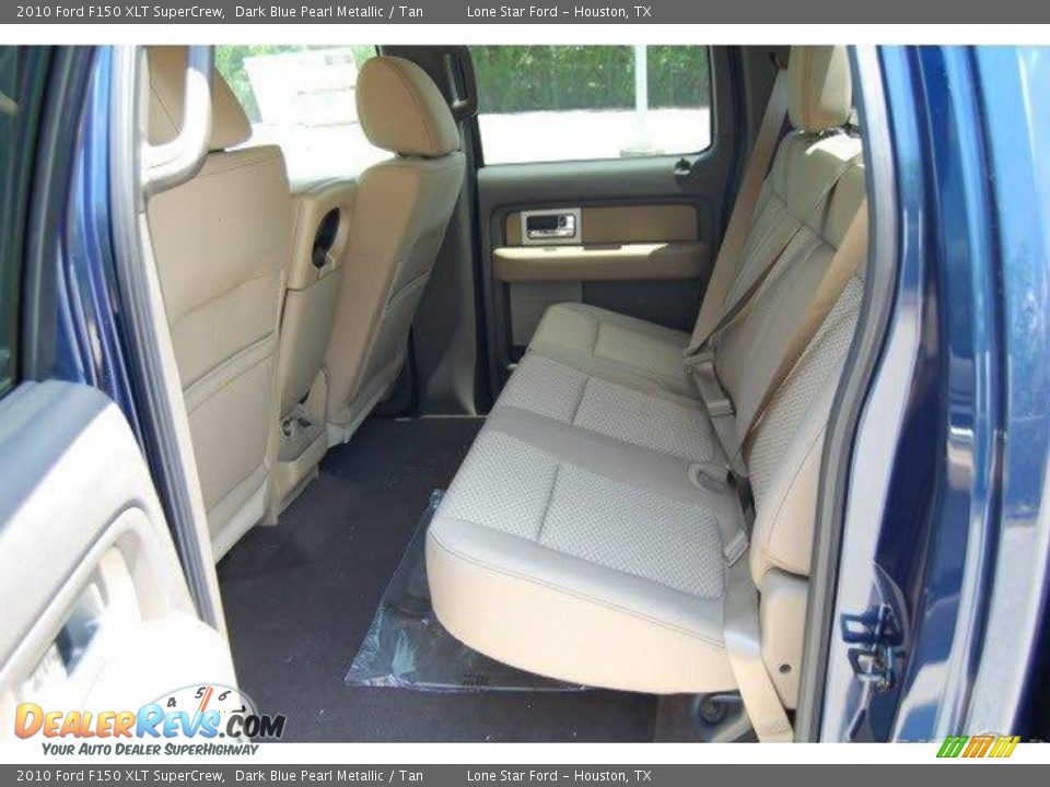 2010 Ford F150 XLT SuperCrew Dark Blue Pearl Metallic / Tan Photo #3